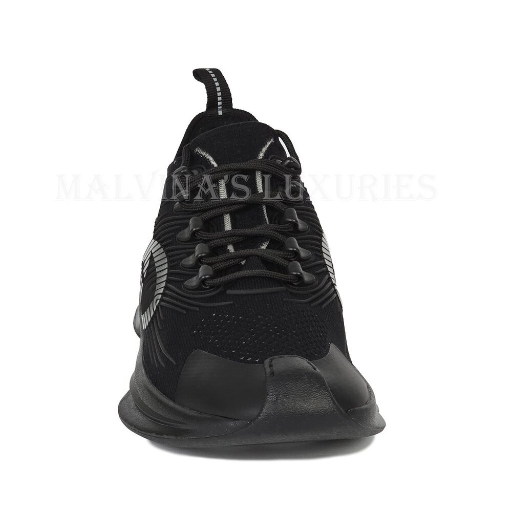 GUCCI SNEAKERS RUN RUBBER TRIMMED MESH SHOES w GG LOGO sz 42 US 12 - Picture 5 of 16